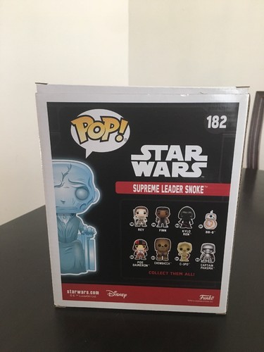 Funko Pop Star Wars 182 Supreme Leader Snoke Glows 2017 Exc Summer Convention - Picture 4 of 12