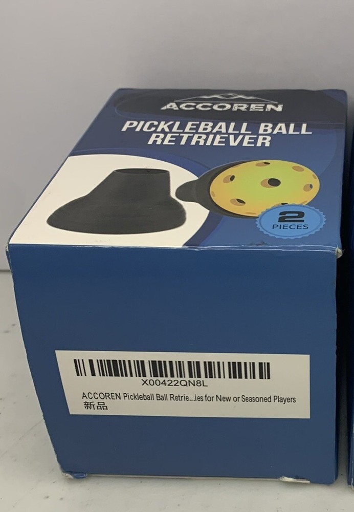 Pickleball Ball Retriever with Silica Gel Suction Cups 2-Pack Set