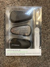 NEW Japonesque Velvet Touch Pedicure Kit Foot Smoother New In Box USA SELLER