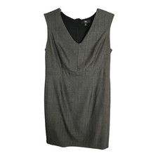 Mossimo Womens Dress Size 18 Sleeveless Black Lined Knee Length Stretch