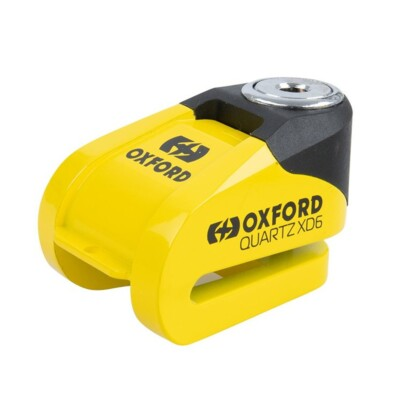 #ad #ad Oxford LK207 Quartz XD6 Motorcycle and Scooter Disc Lock Yellow Black $28.99