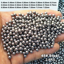 2.8KG Precision Bicycle 45 Steel Ball Bearing Replacement Bearings 5.46-7.02mm