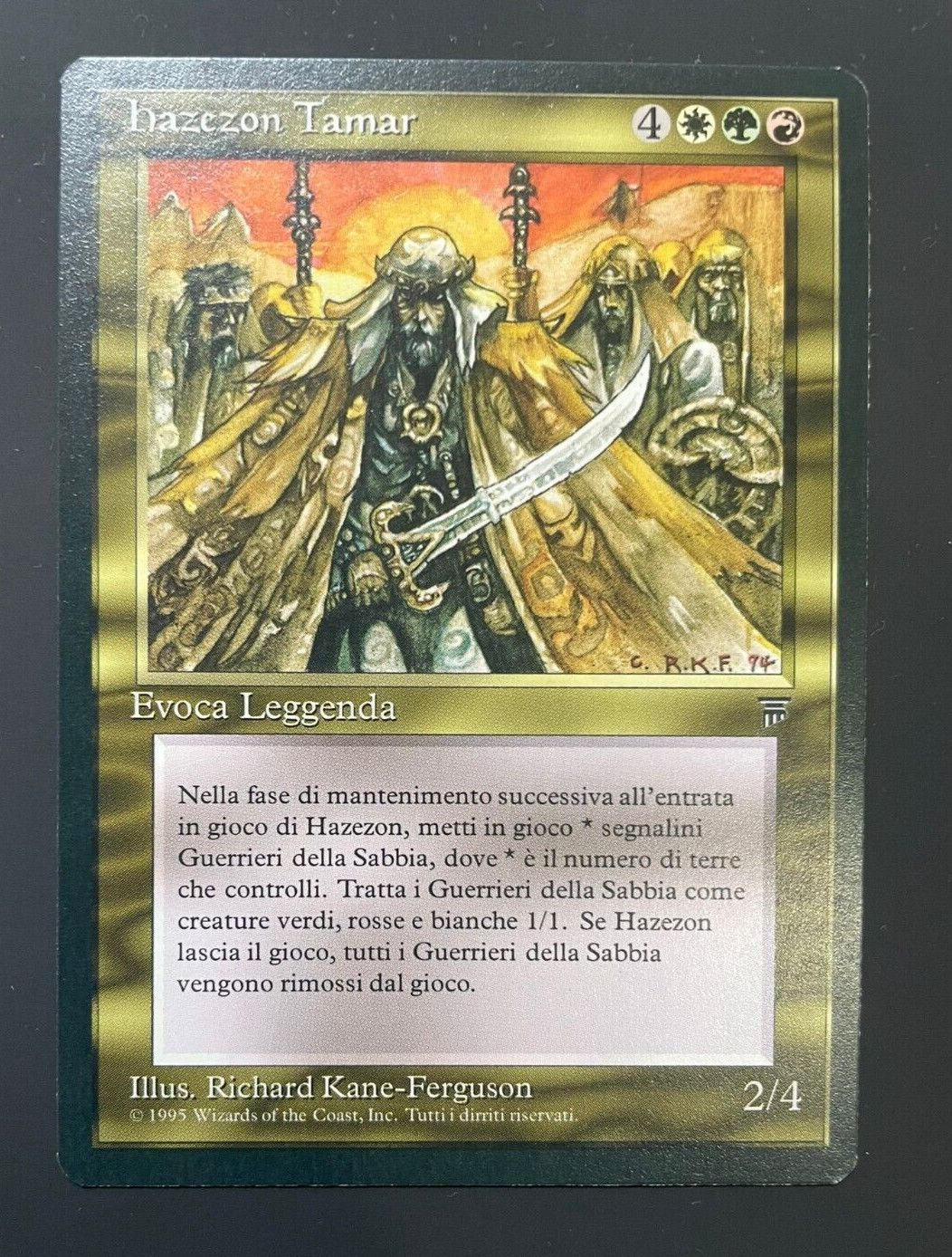 Hazezon Tamar Legends Ita Card Magic Near Mint Nm Excellent