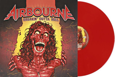 Airborne - Breakin outta hell Limited Red Vinyl LP 250 worldwide  NEU OVP