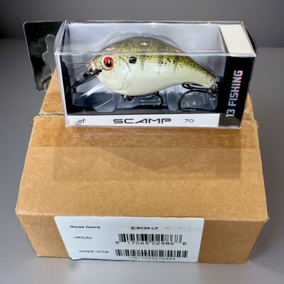 13 Fishing SCAMP 70 ''Louisiana Frog Cakes  E-SC25-LF  2-3/4'' Floating Lures