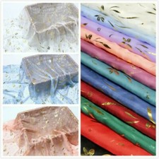 Bronzing Chiffon Stoff Durchsichtig Dünn Hanfu Röcke Kostüm Material Basteln Von