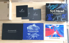 Syd Mead KRONOLOG 2 Books + 3 Laser Discs
