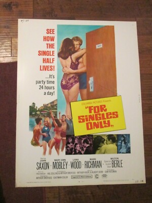 For Singles Only 30 x 40 Movie Poster Saxon