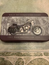 Harley Davidson Collector Tin With  95th Anniversary Sealed Decks Playing Cards