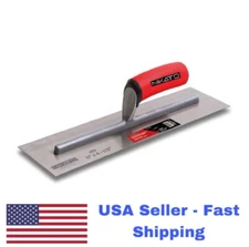 Finishing Trowels, Ergonomic Handle, Carbon Steel Hardened. USA STOCK