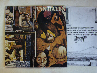VAN HALEN - Fair Warning LP WEA Records 1981 Germany Club Edition