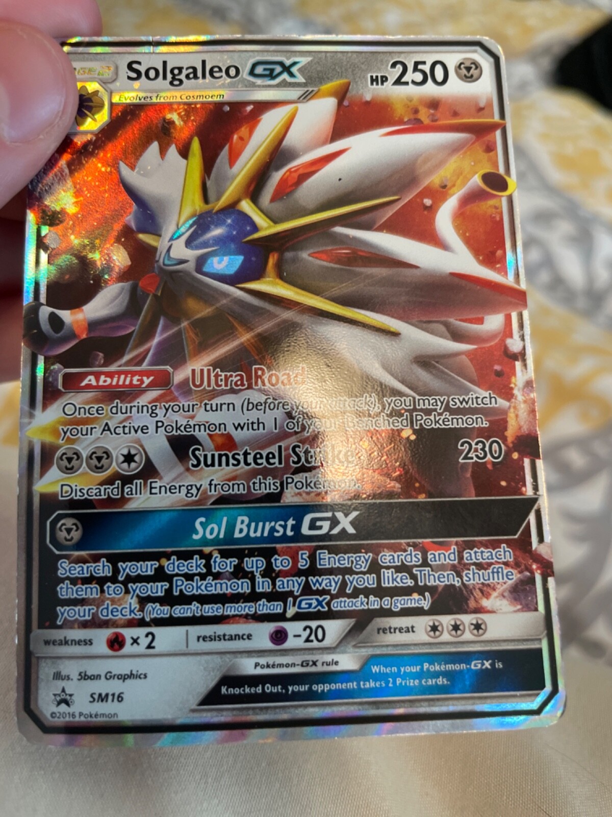 Solgaleo GX SM16 Sm Promos Holo