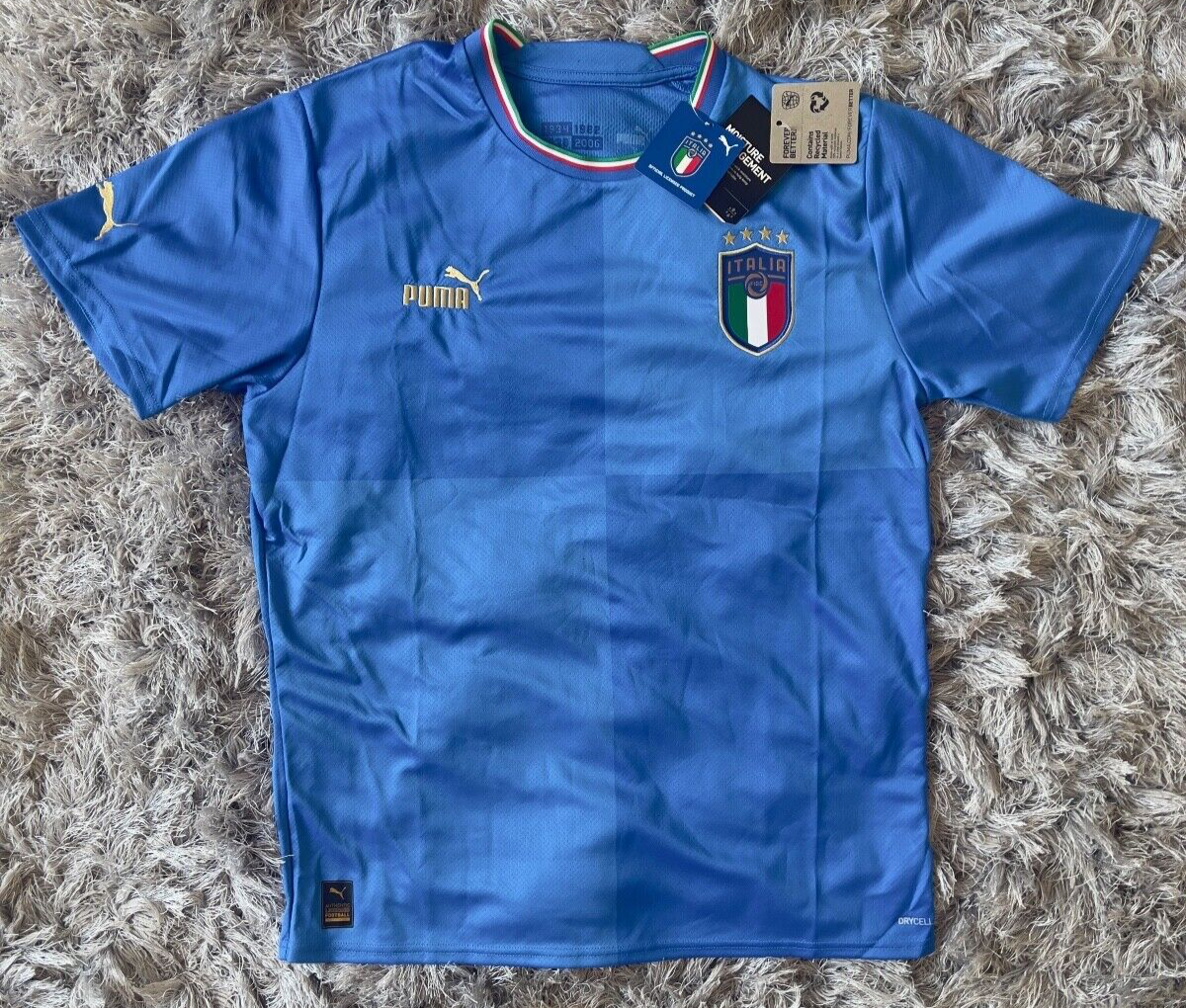 Large Puma Italy Home 22/23 Replica Jersey Blue [756468-01] - Main Image