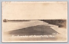 Postal TX Canutillo RPPC Vista Río Grande De Colección H W 31 M6