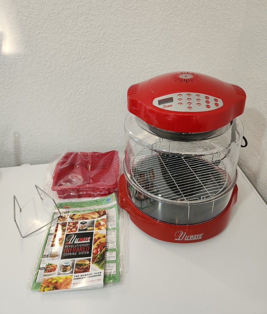 Red Nuwave Pro Infrared Oven 20339 Extender Ring Cooking Tray