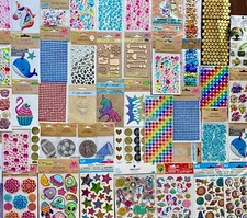 509 Big Giant Large Lot Scrapbook Stickers Border Die cuts Kits Rub On Transfer