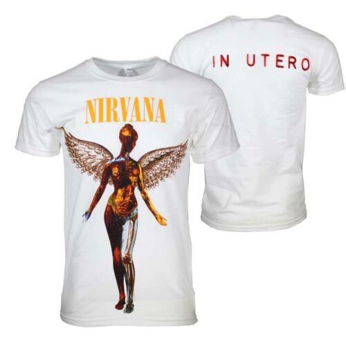 Neuf Nirvana In Utero Kurt Cobain Grunge Live Nation Band T-shirt badhabitmerch - Photo 1/3