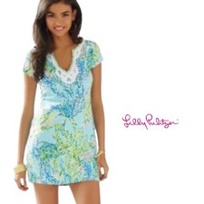 Lilly Pulitzer Women’s V Neck Brewster Dress In Lima Peru Dress Size XS