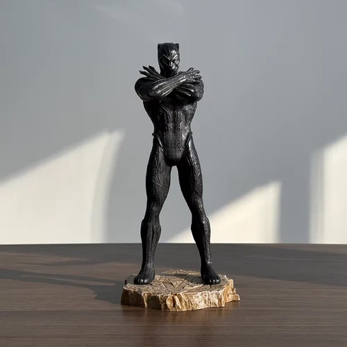 Statues Collection BLACK PANTHER IRON MAN Toy Superhero - Picture 10 of 14