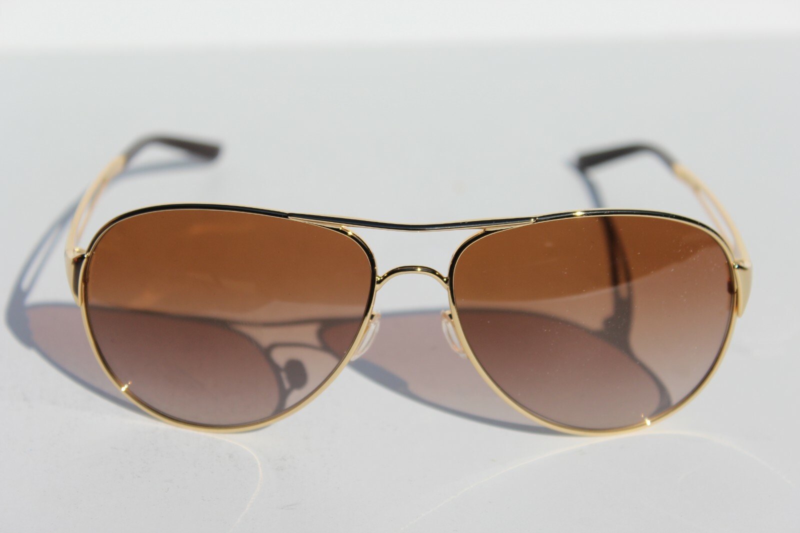 OAKLEY Caveat Sunglasses Womens Polished Gold/Dark Brown Gradient NEW