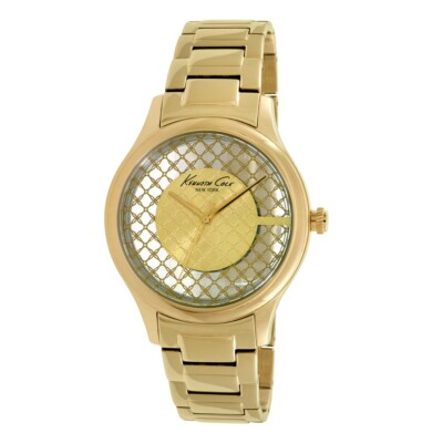 Kenneth Cole New York Damen-Armbanduhr Analog Quarz Edelstahl 10026010