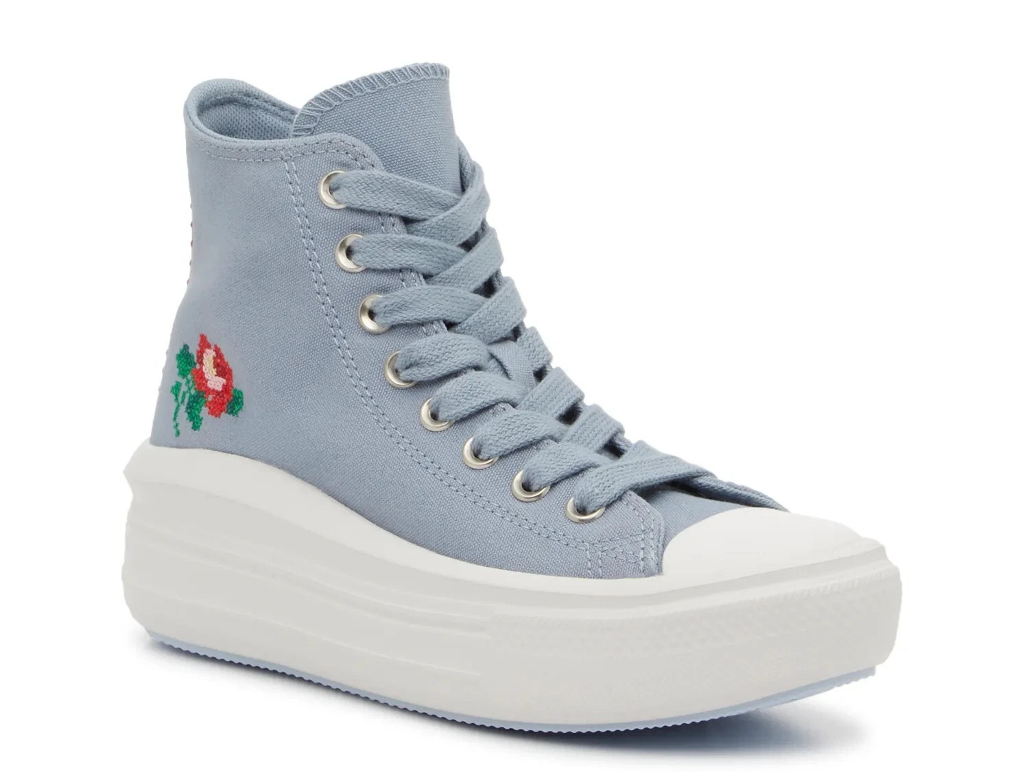 Sneakers donna moda Converse Chuck Taylor All Star Move floreali alte