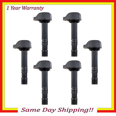 Ignition Coil For UF624 C1665 Honda Ridgeline Pilot Acura MDX ZDX 3.5L 3.7L 6PCS