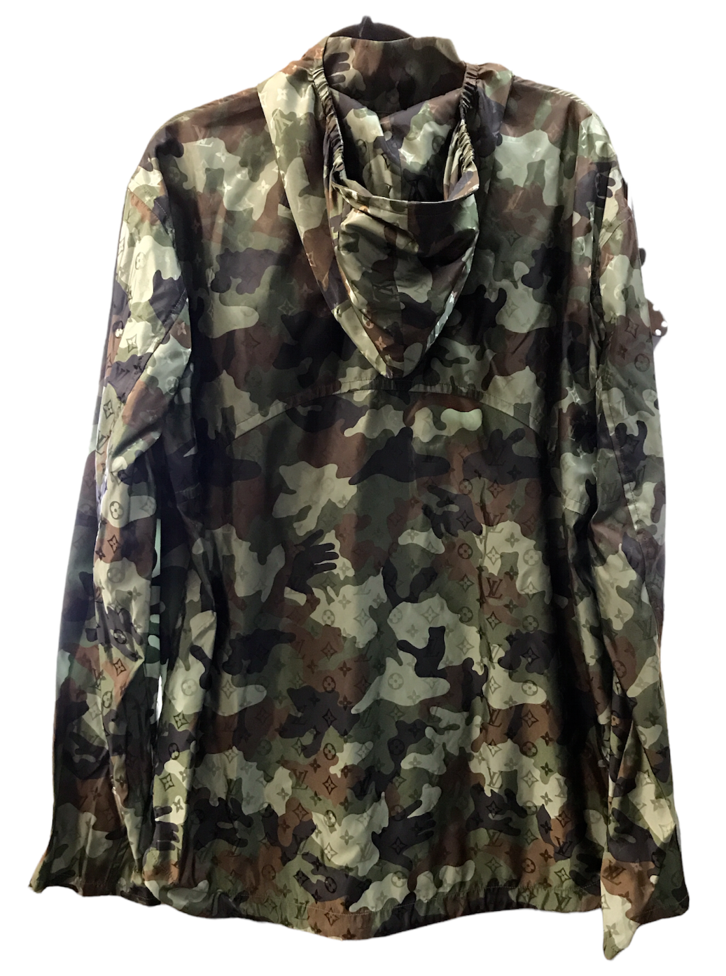 Louis Vuitton Camo Windbreaker Jacket Green Men's - FW21 - US