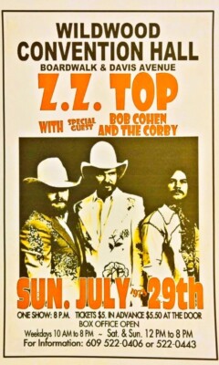 1973 ZZ TOP CONCERT POSTER WALL ART PRINT SIZE 10X15INCHES READ