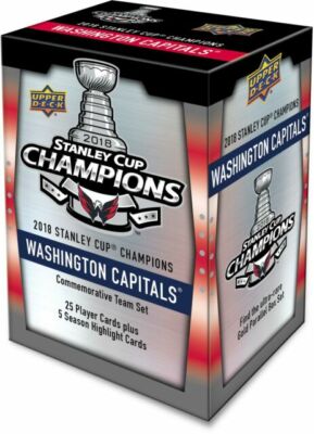 Upper Deck Washington Capitals 2018 Stanley Cup Champs Commemorative 30-Card Set
