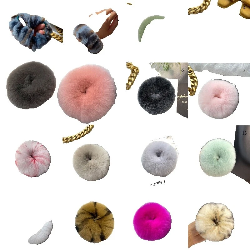 Fur Hair Hair Rings for Women