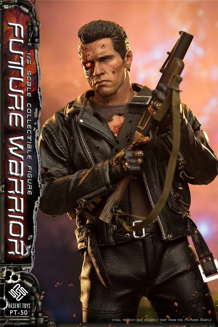 ミリタリー PRESENT TOYS PT-SP51 T800 DX.Ver 1/6 PRESENT TOYS PT-sp51 1/6 Scale The Terminator T-800 Action Figure