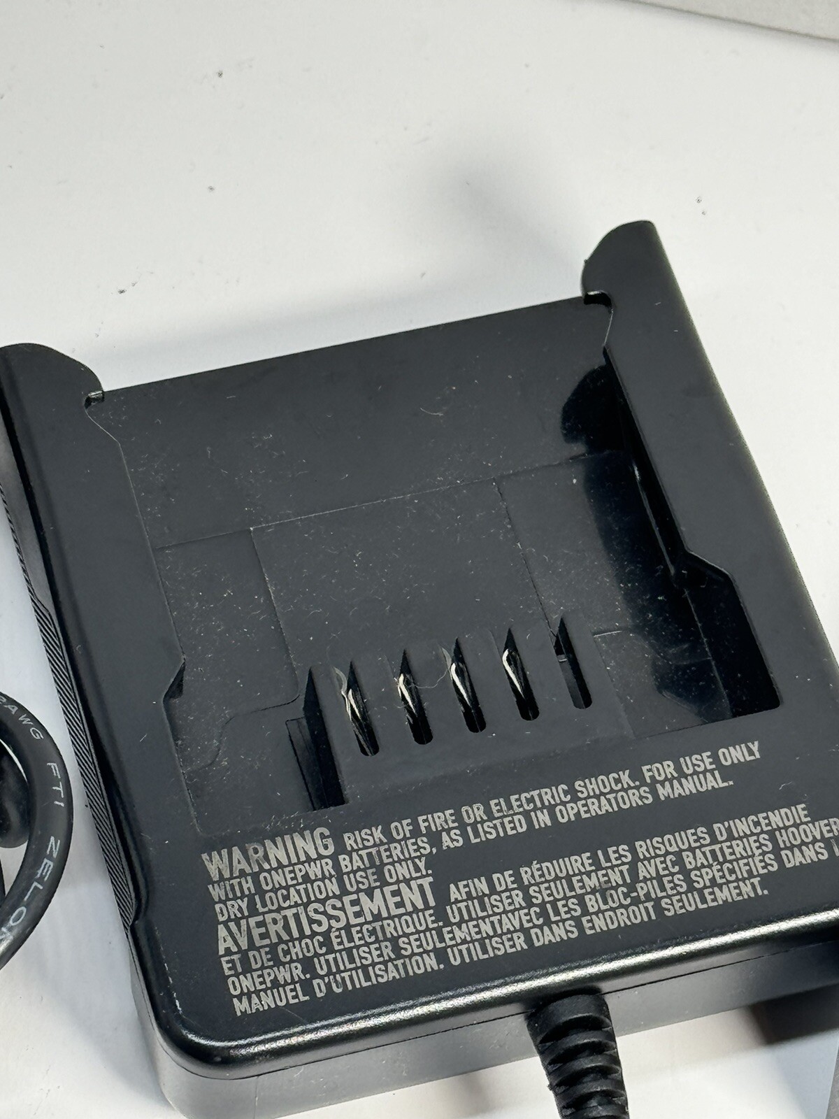 Hoover OnePwr Max 3X Speed Charger For Evolve Vacuum Hoover Charger Only