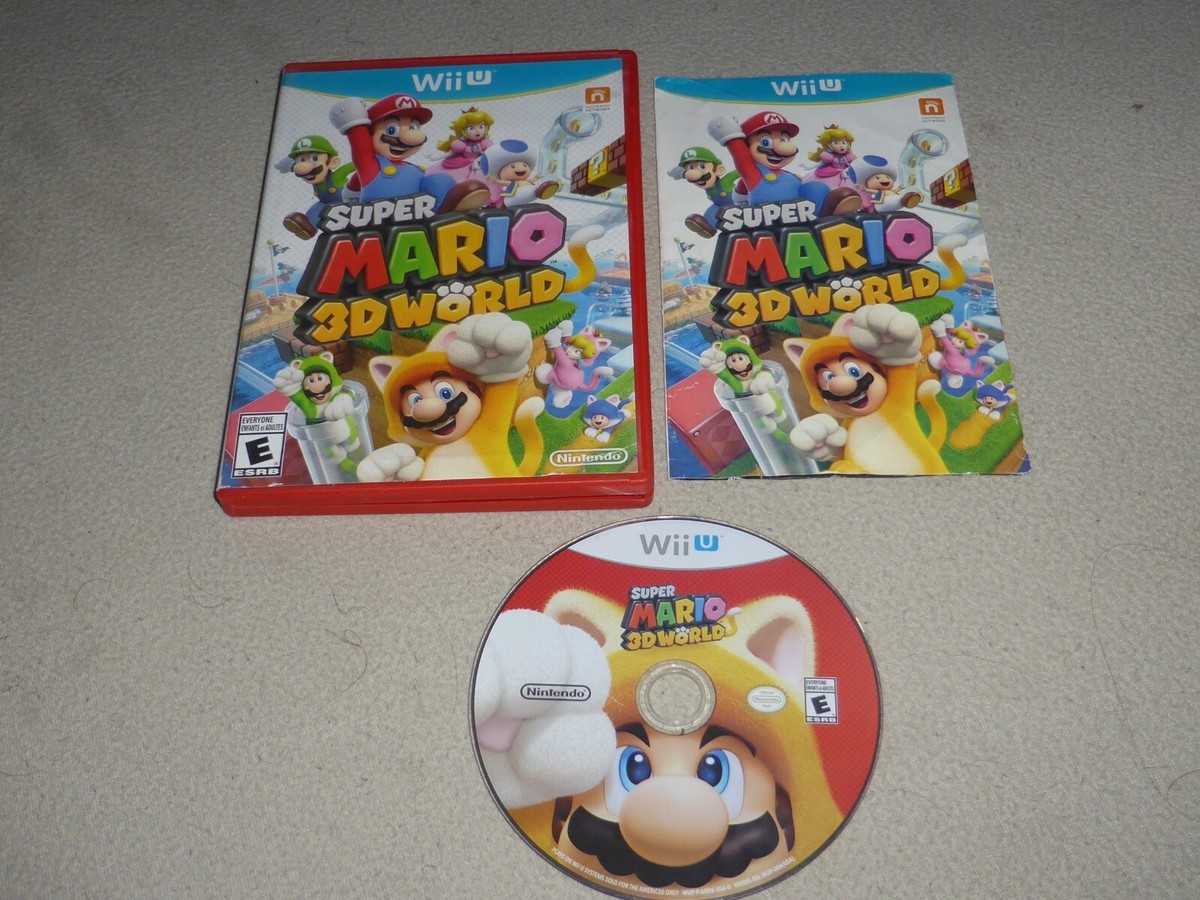 NINTENDO WII U GAME SUPER MARIO 3D WORLD COMPLETE YOSHI BOWSER
