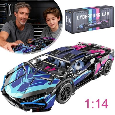 Supersportwagen Bausteine Sets 1314 Teile 1:14 Technik Sportwagen Bausteine