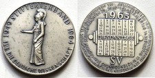 Medaglie Di Calendario In Bronzo 1965 Del Stifterverband