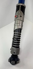 Star Wars Obi-Wan Kenobi Lightsaber 39 Blue Sound Light FX 1999 EUC
