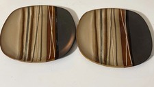 2 x 8 1/2" Bazaar Brown   Side/Salad Plates Home Trends  Better Homes & Gardens