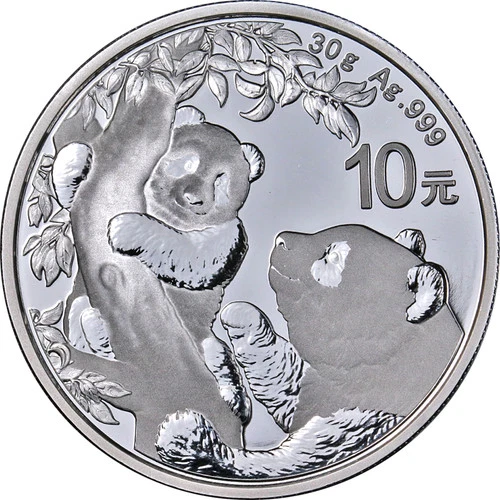 2021 Chinese Silver Panda 1 oz — photo from the most recent tracked eBay sale