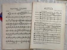 Spartiti musicali IL PLETTRO 1922-1936 mandolino-mandola e chitarra. 88-89