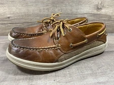 Sperry Gold Cup Boat Shoes STS17152 Brown Soft Leather Mens Size 9.5