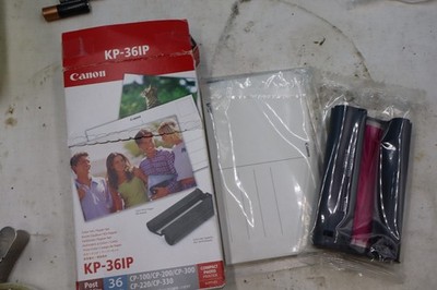 Cannon KP-36IP Contact Photo 36 sheets 3 color cassette open box all there