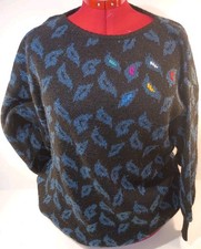 Vintage Teorema Firenze 90s Coogi Style Sweater Made In Italy SZ M wool