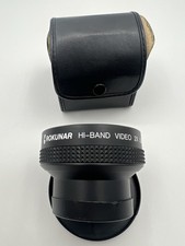 Vintage Rokunar Hi-Band Video 2X Telephoto Conversion Lens 49mm Thread w/ Case
