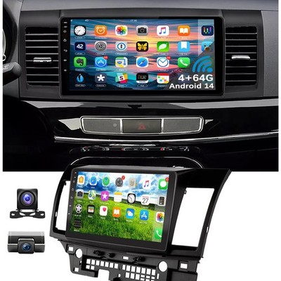 Für Mitsubishi Lancer 2008-2017 10.1'' Android14 Autoradio GPS Navi Wifi KAM DVR