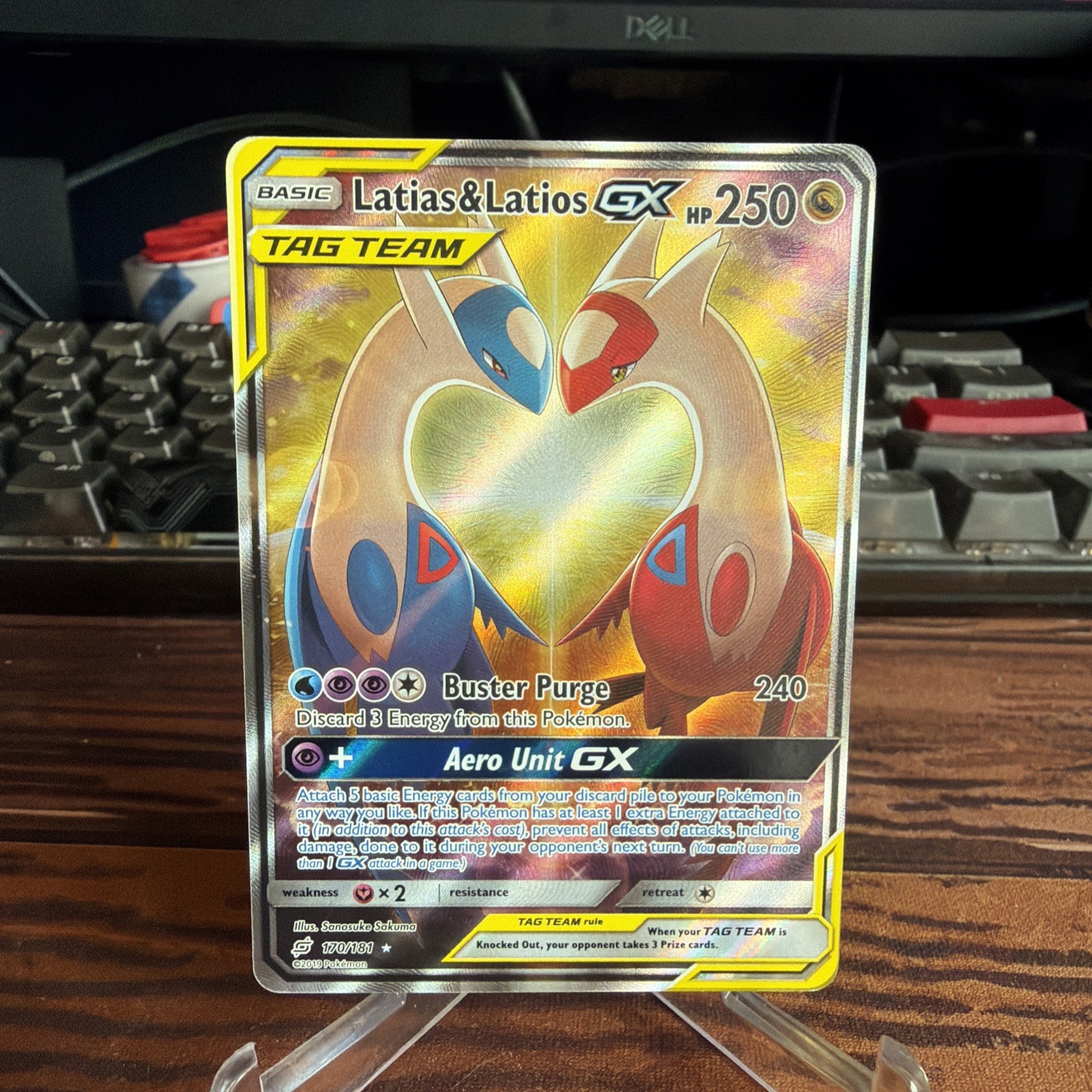 Latias & Latios GX (Alternate Full Art) 170/181 Sm-Team Up Holo