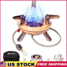 Lightweight Camping Stove 16000W Multi Fuel Butane Propane Isobutane Outdoor New