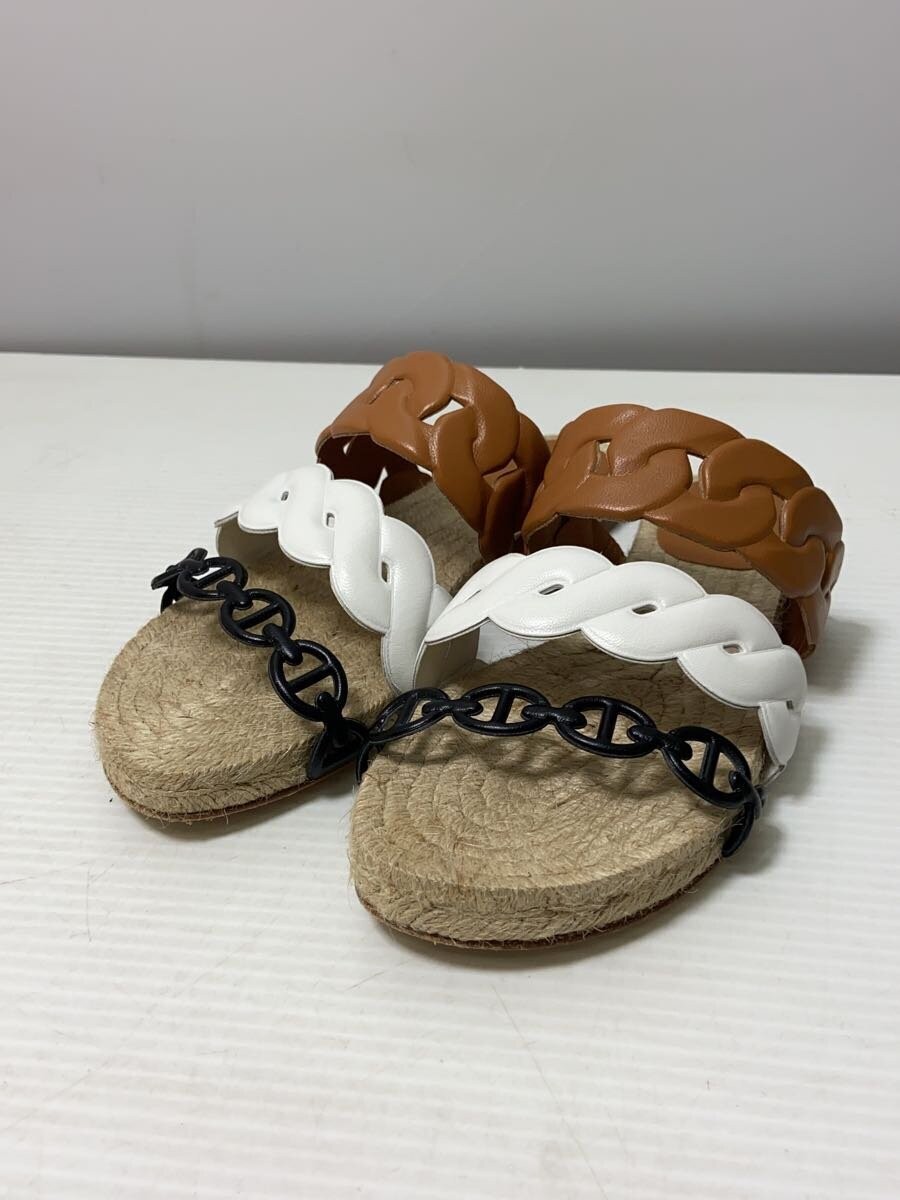 HERMES Espadrille Sandals/Size 36/US 6 Brown Women's thumbnail 12
