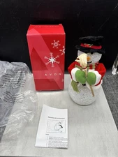 2005 AVON - Chilly Sam Animated Lighted Snowman Figure sings "Winter Wonderland 