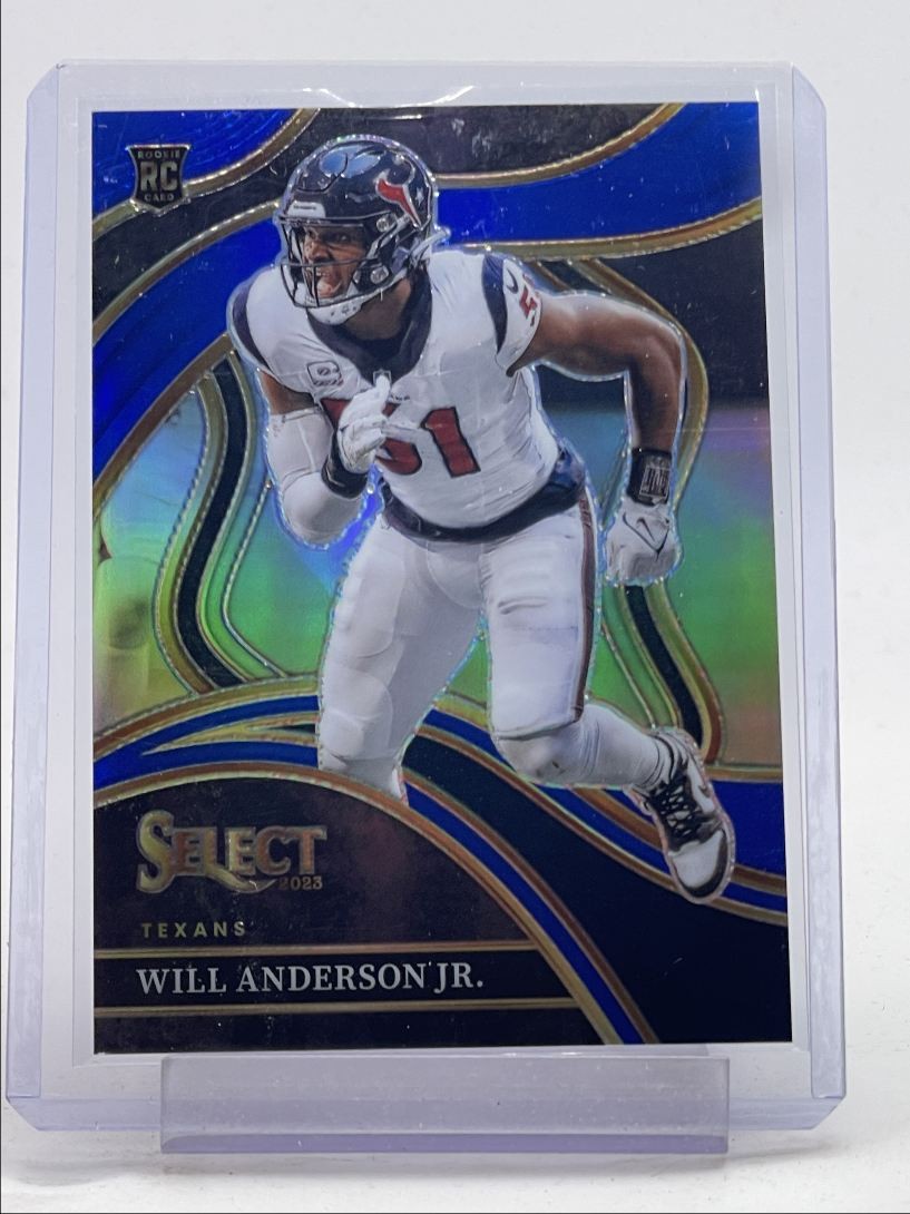 WILL ANDERSON JR. 2023 SELECT CLUB LEVEL ROOKIE BLUE PRIZM RC /99 Q2756